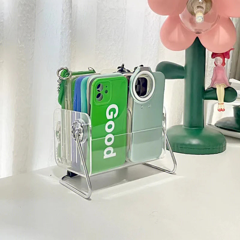 Acrylic Desktop Remote Control Organizer