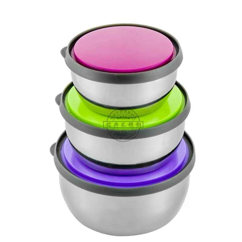 Stainless Steel Preserve Bowls (3 Pcs)