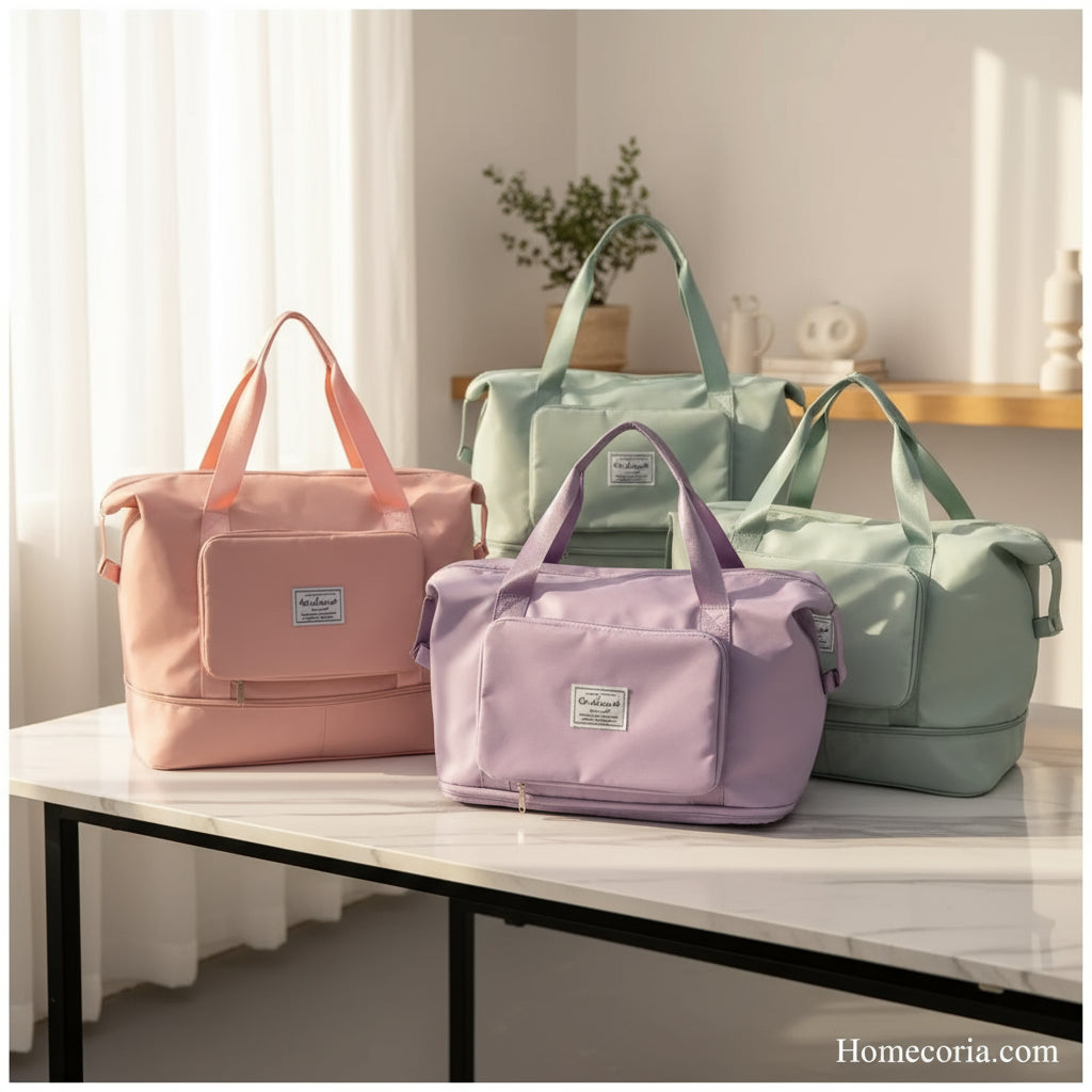 Expandable Oxford Pillow Bag