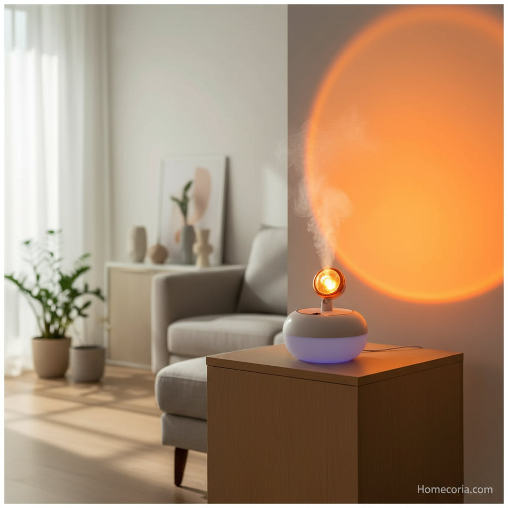 Sunset Light with Humidifier