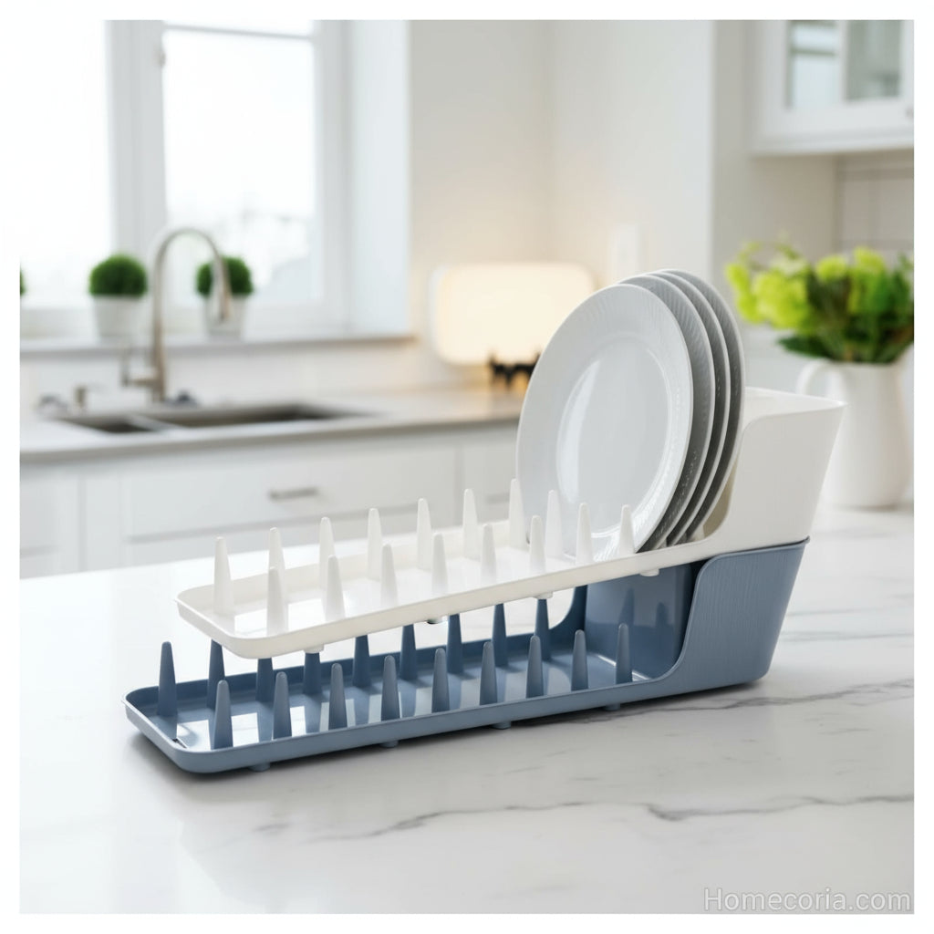 Kitchen Plates Rack Organizer