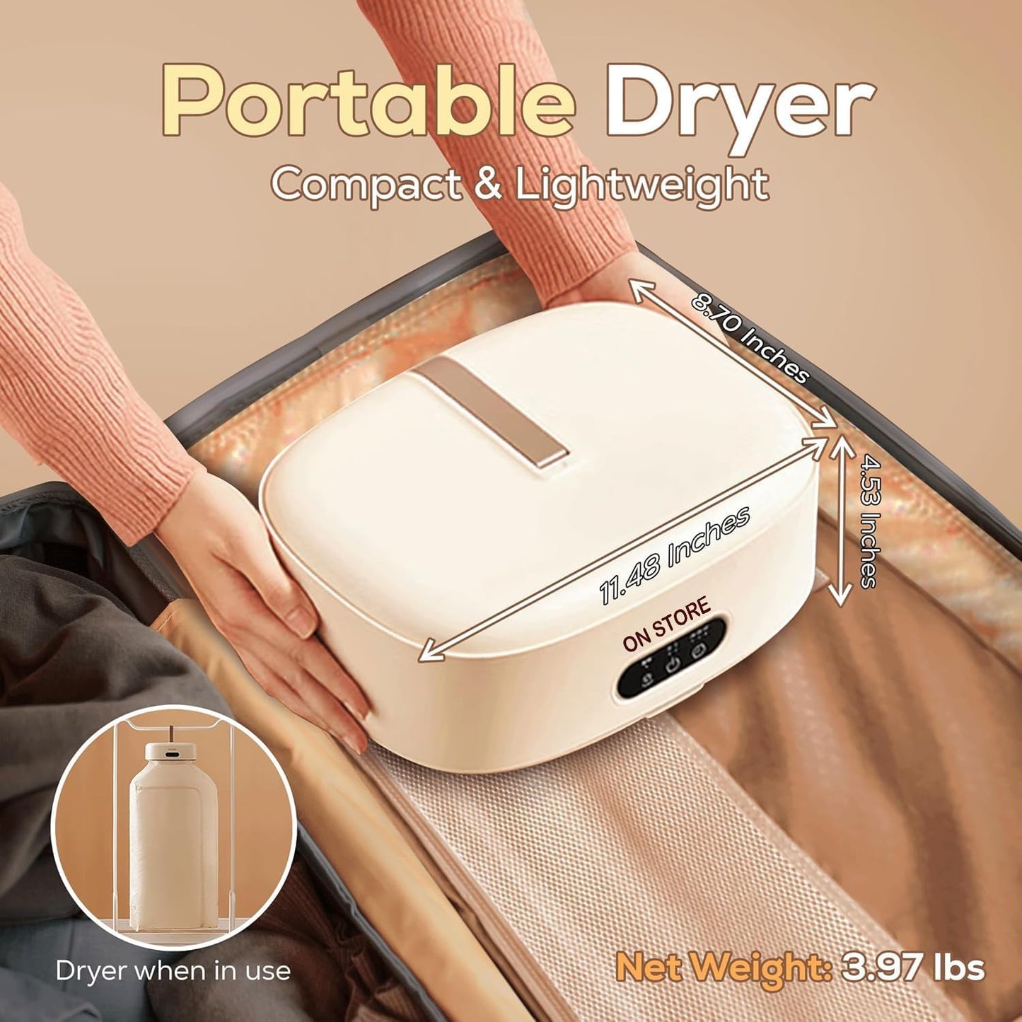 Multifunctional Portable Clothes Drying and Ironing Machines