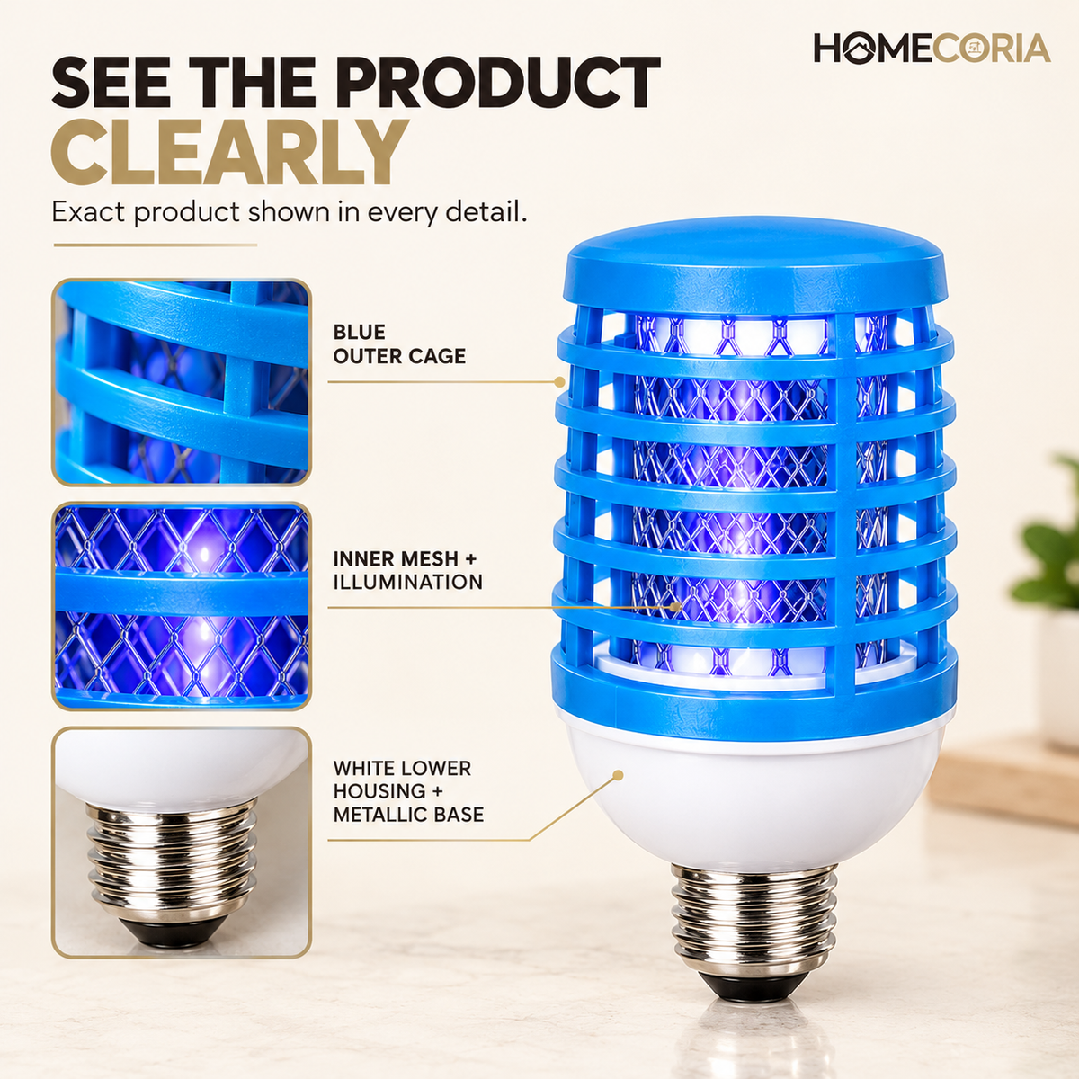 LED Mosquito Killer Lamp – Electric Insect Killer Bulb
