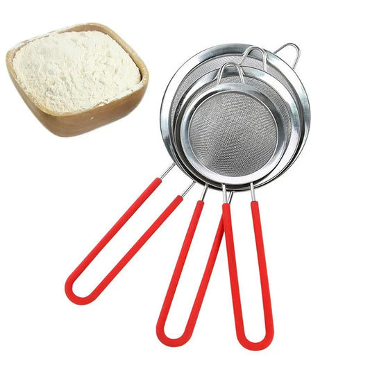 3-Piece Fine Mesh Stainless Steel Strainer Set
