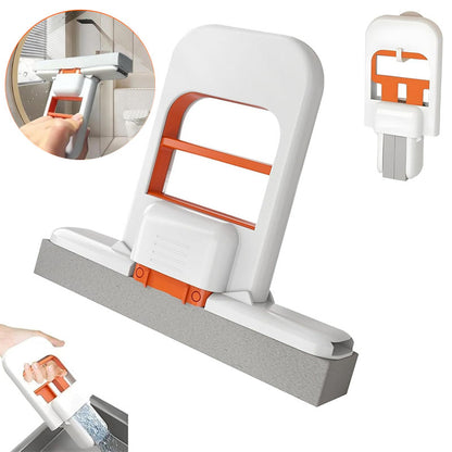 Mini Foldable Desktop Mop Hand-free Wash Mops Wet and Dry Dual Use Cleaning Sponge Mop