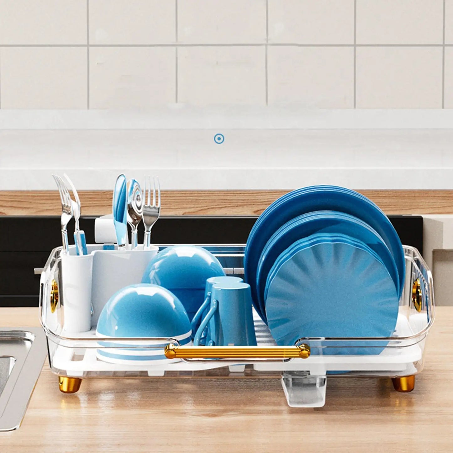 Acrylic Luxury Dish Drain Rack