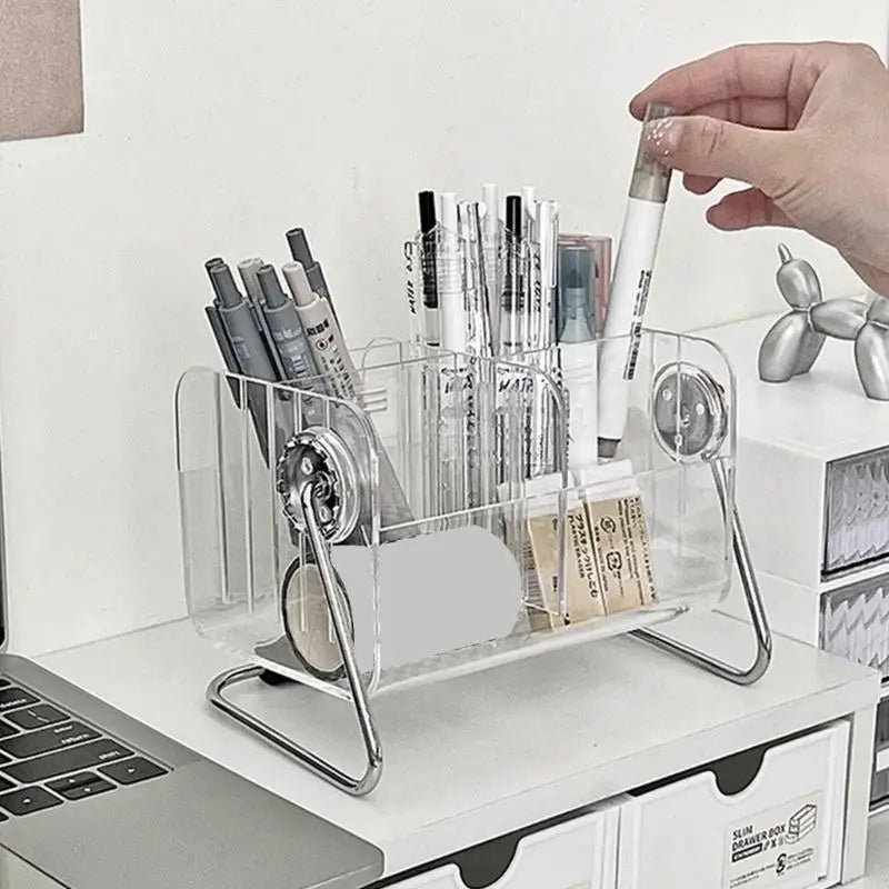 Acrylic Desktop Remote Control Organizer