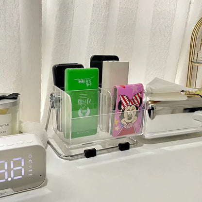 Acrylic Desktop Remote Control Organizer