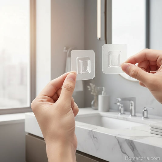 Punch-Free Multi-Functional Wall Holder Adhesive Hooks (5pcs)