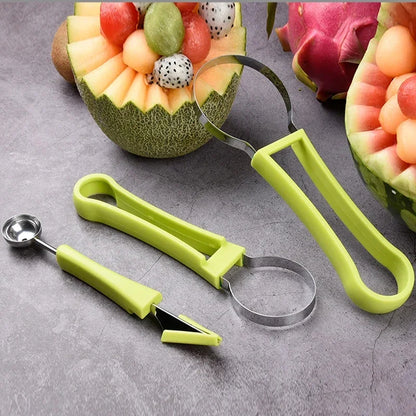3-In-1 Stainless Carving Knife Fruit Kitt