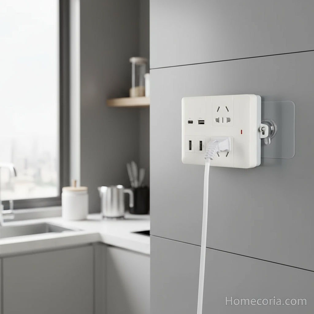 Nail-Free Screw Sticker Hooks – Heavy-Duty Traceless Wall Mount Patches (5Pcs)