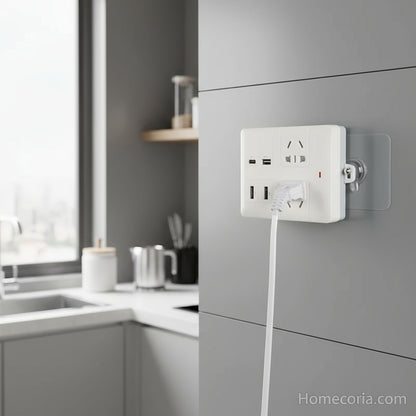 Nail-Free Screw Sticker Hooks – Heavy-Duty Traceless Wall Mount Patches (5Pcs)