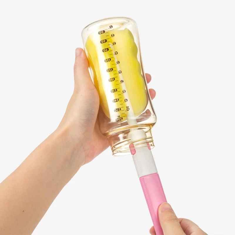 Bottle Brushes Set Sponge Cleaning Cup Brushes