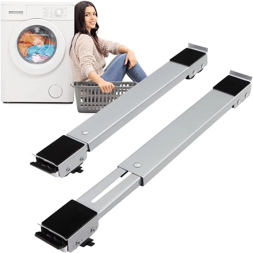 Heavy Duty Appliance Rollers Multipurpose Washer and Dryer Wheels Refrigerator Movers Sliders Metal Washing Machine