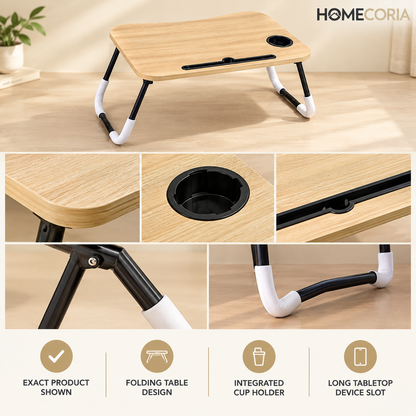 Foldable Laptop & Bed Table – Portable Folding Table