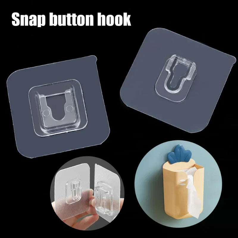 Punch-Free Multi-Functional Wall Holder Adhesive Hooks (5pcs)