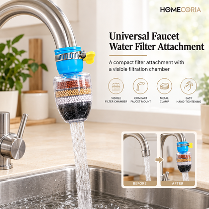 Multi-Layer Faucet Water Filter – Faucet Filter Attachment