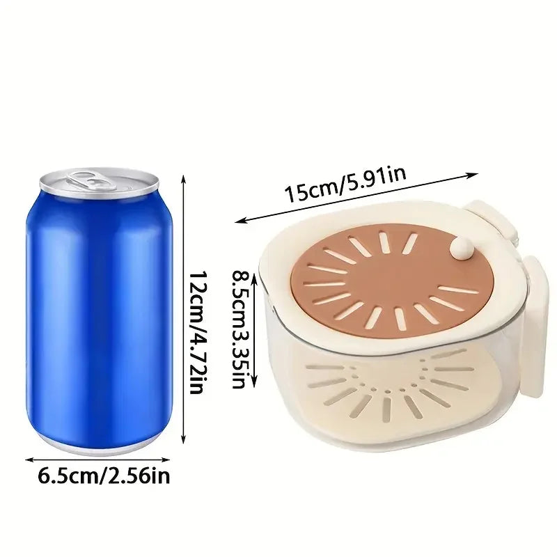 2-in-1 Double Layer Drain Basket Fruit Drainer