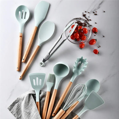 WOODEN SPOON / BRUSH / SPATULA PREMIUM