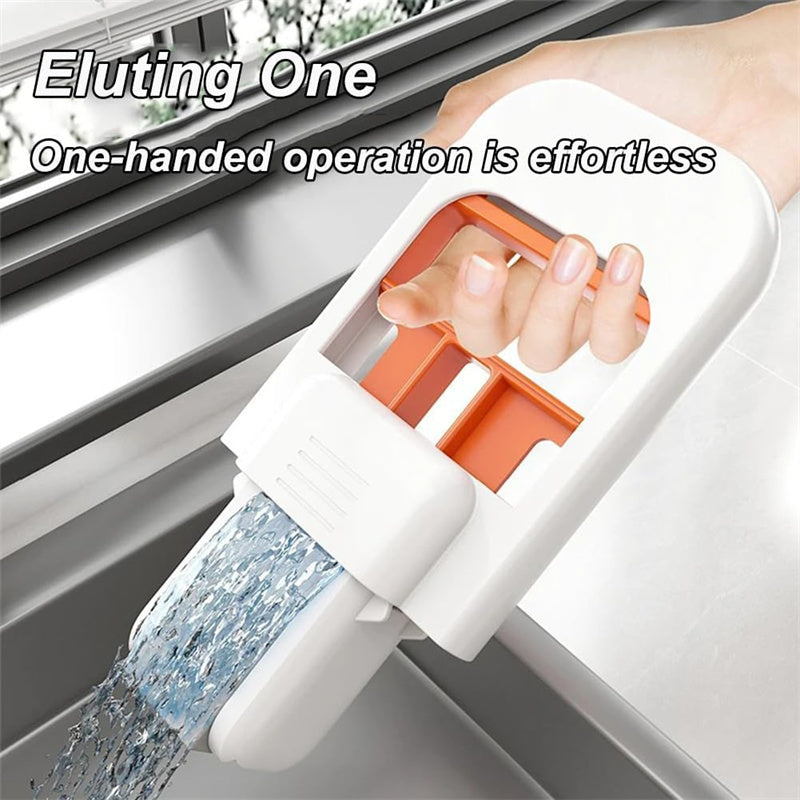 Mini Foldable Desktop Mop Hand-free Wash Mops Wet and Dry Dual Use Cleaning Sponge Mop