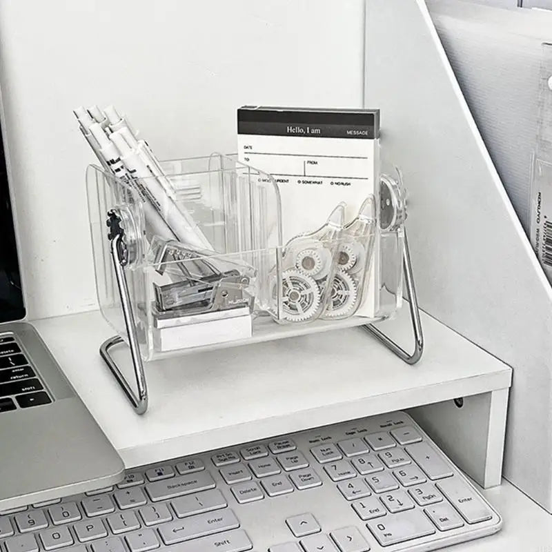 Acrylic Desktop Remote Control Organizer