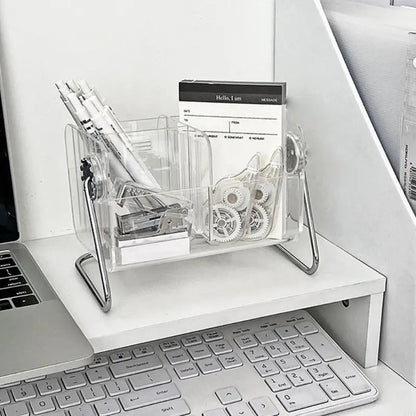 Acrylic Desktop Remote Control Organizer