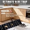 Sticky Mouse Trap Glue Sheet, Extra Large Glue Traps for Mice and Rodents (47.2" x 11")