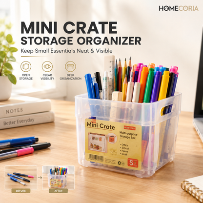 Mini Storage Crate – Small Things Organizer for Home & Office