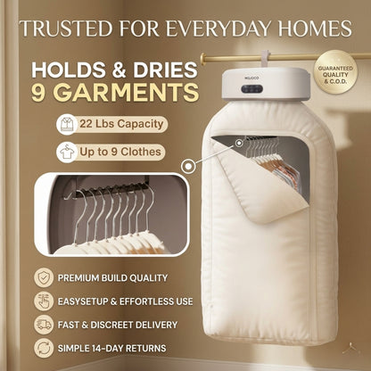 Portable Clothes Dryer with Fast Drying Technology and UV Cleansing