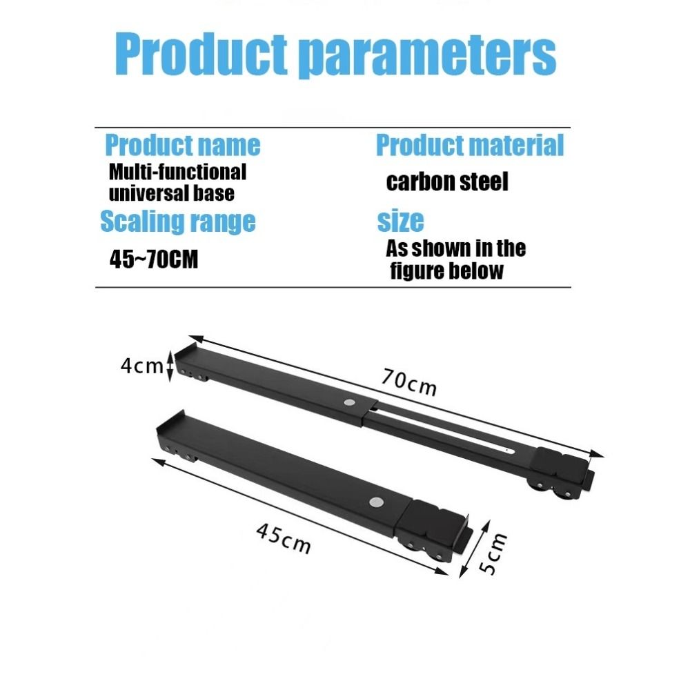 Heavy Duty Appliance Rollers Multipurpose Washer and Dryer Wheels Refrigerator Movers Sliders Metal Washing Machine