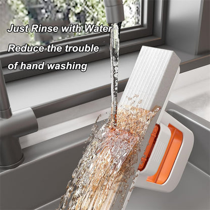 Mini Foldable Desktop Mop Hand-free Wash Mops Wet and Dry Dual Use Cleaning Sponge Mop