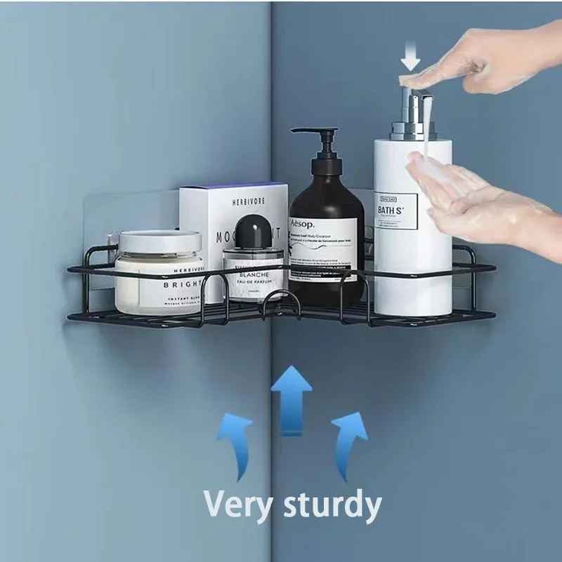 Shower & Kitchen Organizer Wall Shelf