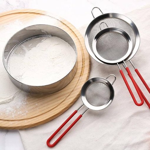 3-Piece Fine Mesh Stainless Steel Strainer Set