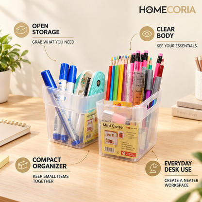 Mini Storage Crate – Small Things Organizer for Home & Office