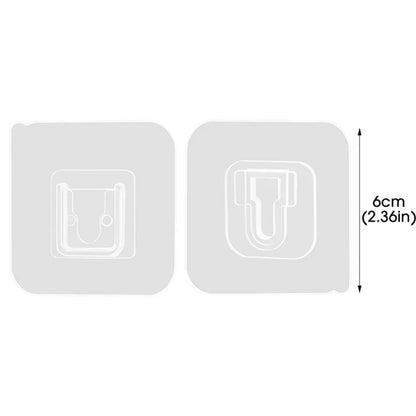 Punch-Free Multi-Functional Wall Holder Adhesive Hooks (5pcs)