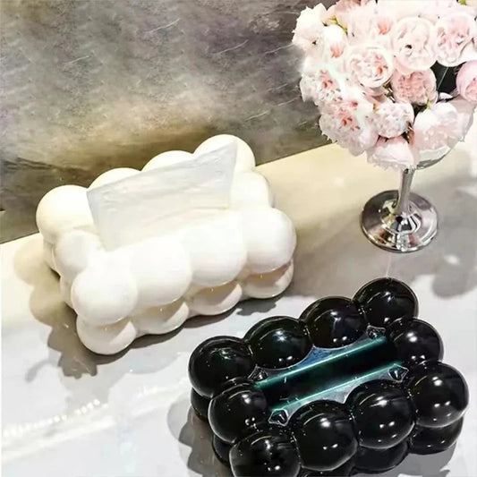 Cloud Design Tissue Box Modern Desktop & Car Paper Holder