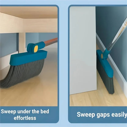 Attachable Broom With Dustpan