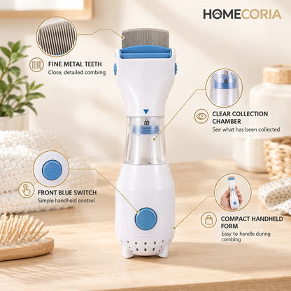 Electric Lice Comb – Gentle Scalp &amp; Lice Removal Comb