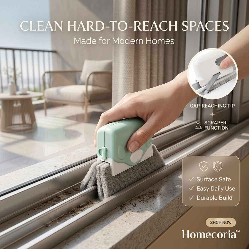 Multi-Function Window Gap Cleaning Brush