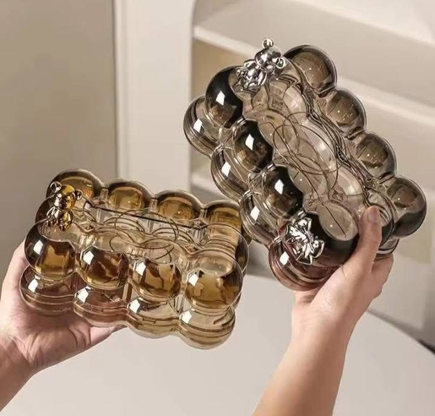 Transparent Luxury Bubble Tissue Box