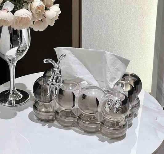 Transparent Luxury Bubble Tissue Box
