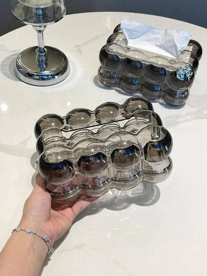 Transparent Luxury Bubble Tissue Box