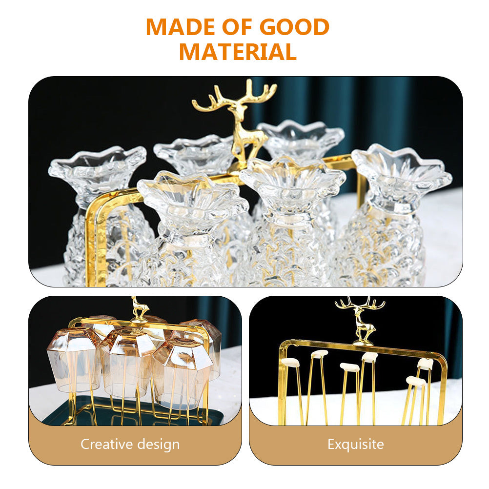 Deer Cup Holder Iron Stand For Glass Mugs