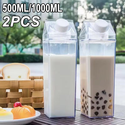 Acrylic Food Grade Milk Bottle