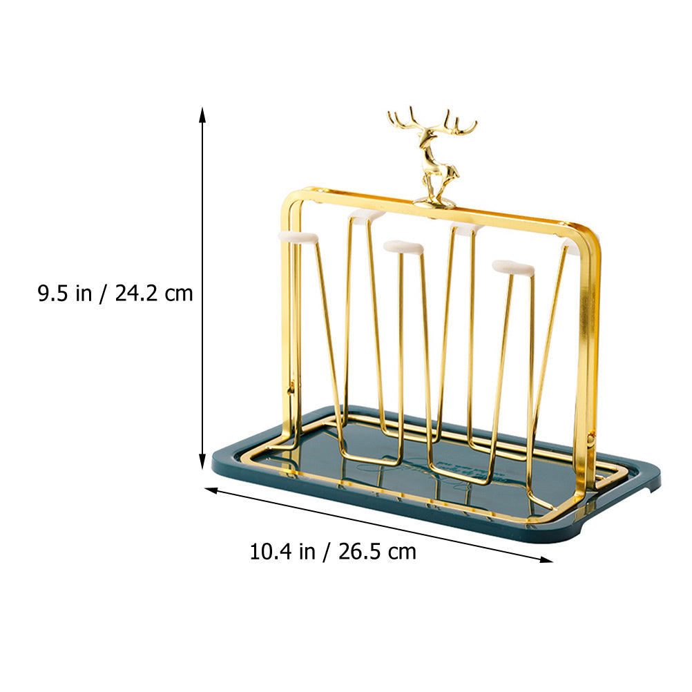 Deer Cup Holder Iron Stand For Glass Mugs
