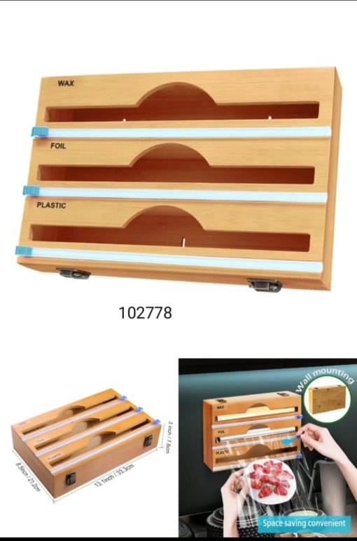 3-in-1 Wooden Wrap Cutter