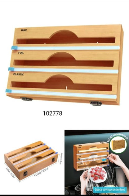 3-in-1 Wooden Wrap Cutter