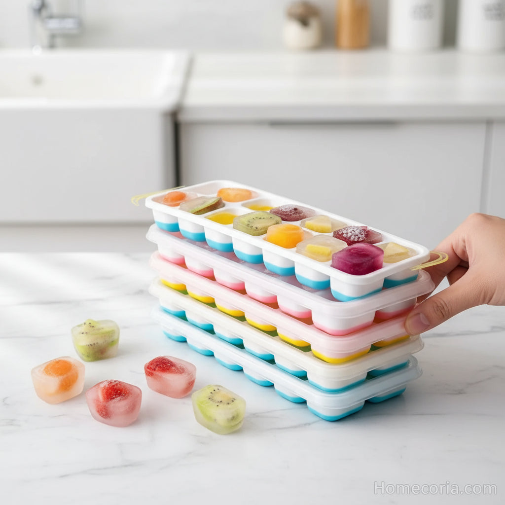 14Grid Icecube Tray with Lid