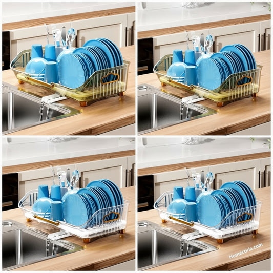Acrylic Luxury Dish Drain Rack
