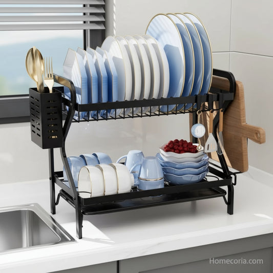 2 Layer Metal Dish Rack